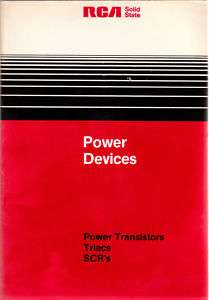 RCA Power Devices, Power Transistors, Triacs, SCRs  