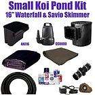   Koi Pond Kit 3200 GPH Pump 16 Waterfall & Savio Small Skimmer SH0