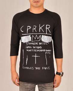 Charlie Parker Basquiat Rock Raglan T Shirt S  