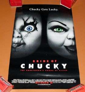 1998 *BRIDE OF CHUCKY* PROMO POSTER SHARP MUST SEE  M 