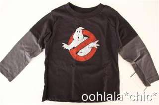 Baby Boys Black Gray GHOSTBUSTERS Ghost Busters Movie Long Sleeved 