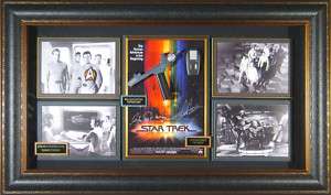 Star Trek  Nimoy Shatner Autographed Framed Display  