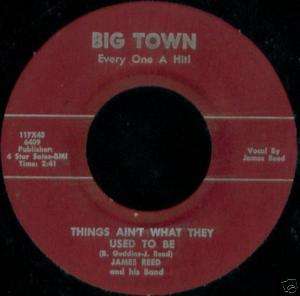 James Reed and his Band 1954 BLUES 45 on Big Town HEAR  