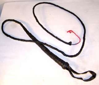 LEATHER BULLWHIP 6 FOOT training aid rodeo horse whips  
