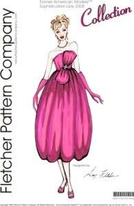 Sophisticated Lady Dress Pttern Tyler Fletcher Tonner  