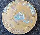 1968 Sundown Ranch Recovery Souvenir Medal  Token Lot#OOAK 22B