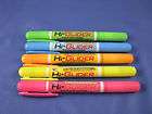 LOT OF 5 Bible Hi Glider Acid Free Gel Stick Pen Pink Blue Yellow 