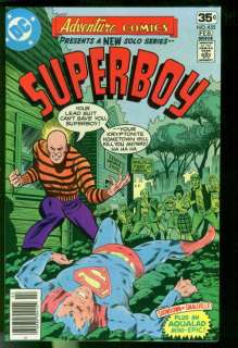 Adventure Comics #455 (1978 DC) SUPERBOY Aquaman Aqualad VF  