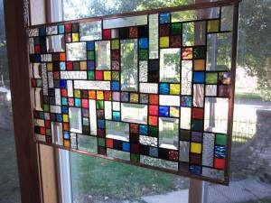 Temptation Stained Glass Windows Panel Transom  