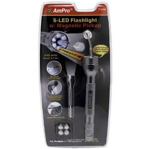  AmPro 6 LED Flashlight with Magnetic Pickup  Players 