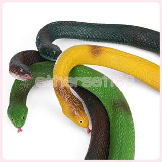37.4 Rubber Snake King Cobra Fun Toy Reptile Animal Kids Party Bag 