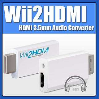   Wii to HDMI Wii2hdmi 3.5mm audio Converter Adapter Box