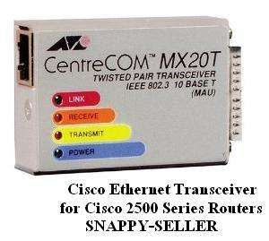 Cisco 2500 2501 Series ROUTER ETHERNET AUI TRANSCEIVER  