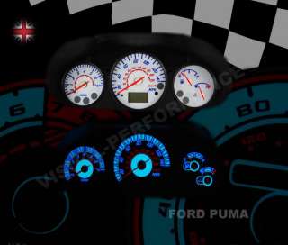  impressive white dial set for the ford puma this white dial kit is a