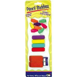  Charles Leonard Inc. Pencil Buddies Value Pack   8 Eraser 