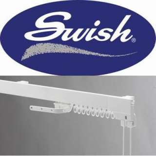 Swish Superluxe Corded Curtain Track   9 width options  