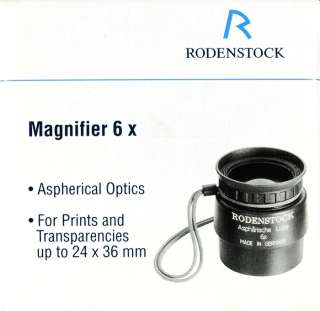 Rodenstock Lupe / Magnifier 6x neu   (9055)  