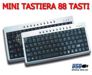 TASTIERA MINI X NOTEBOOK/PC + 10 TASTI MULTIMEDIALI USB  