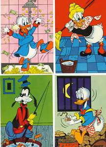Walt Disney 6 cartoline personaggi vari anni 60 T98  