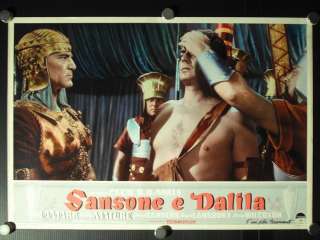 Sansone e Dalila   De Mille, Lamarr 1954   Fotobusta 1  