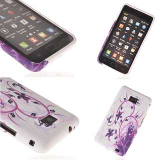   PAPILLONS GEL pour SAMSUNG i9100 GALAXY S2 +FILM HOUSSE SILICONE