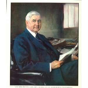  1940 Print Portrait Jesse Jones Reconstruction Finance 