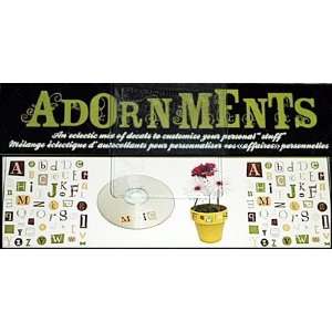  Adornment Personalizing Decal Stickers   Novelty Alphabet 
