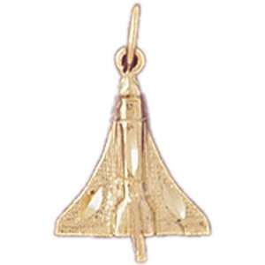   14K Gold Pendant Air Craft Inspired 0.6   Gram(s) CleverEve Jewelry