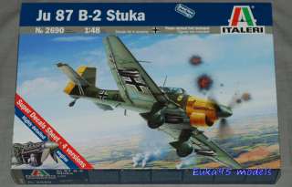 ITALERI 1/48   ART. 2690 AEREO JU 87 B 2 STUKA NOVITA  