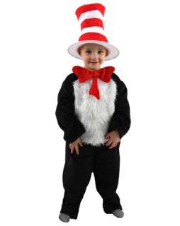   Cartoon Characters  Toddler Deluxe Dr Seuss Cat In the Hat Costume