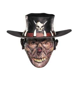 Adult Outback Zombie Mask   Outback Zombie Mask   Vinyl hat wearing 