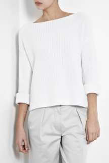 Vince  Chunky Ribbed Boatneck Sweater by Vince