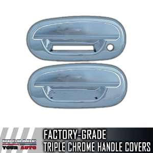  1997 2004 Ford F150 2dr Chrome Door Handle Covers (With 