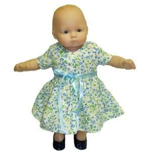  Baby Doll Blue Flower Dress Toys & Games
