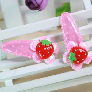  Pink / Baby /Newborn/ Toddler/ Girls Stawberry with Blossom Flower 