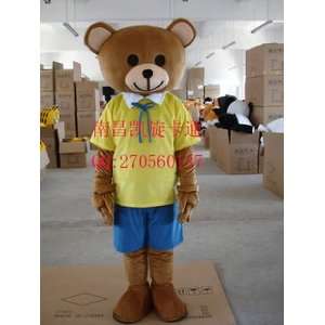    New Brown Teddy Bear Adult Mascot Costume