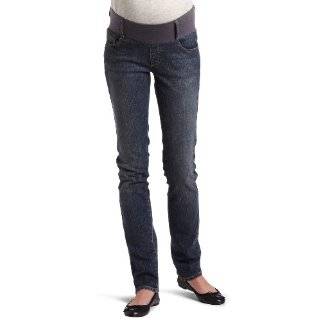 Maternal America Womens Maternity California Skinny Jeans, Stone Wash 