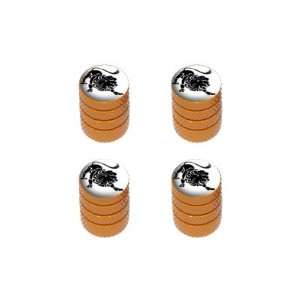   Zodiac Horoscope   Tire Rim Wheel Valve Stem Caps   Orange Automotive