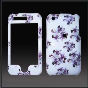  Purple Flowers Designd ABS Design case cover for Apple 