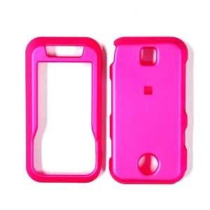 Cuffu   Hot Pink   Motorola Rival A455 Case Cover + Reusable Screen 