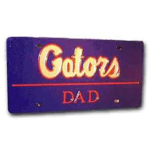  Florida Gators Blue Mirrored Dad License Plate