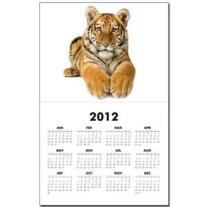Calendar Print w Current Year Bengal Tiger Youth