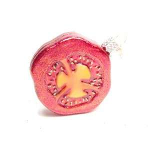    Old World Christmas Ornament Red Tomato Slice
