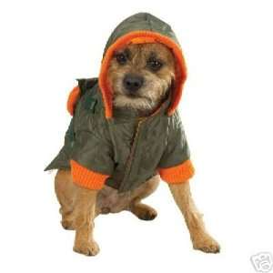  Zack&Zoey Quilted Field DOG Jumpsuit Coat OLIVE ExSMA 