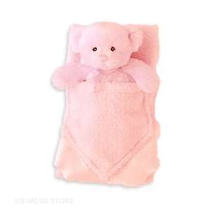  Baby Girl Blanket and Rattle, My First Teddy Buddyluvs 