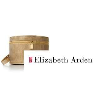  Elizabeth arden Champagne Gold Train Case Beauty