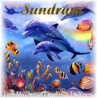 2012 HAWAIIAN Steve Sundram DOLPHINS CALENDAR TURTLES  