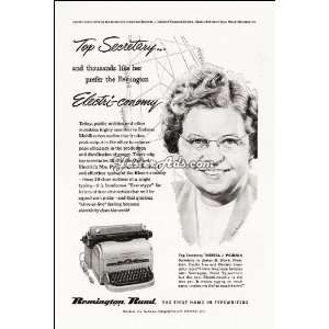  1951 Vintage Ad Remington Rand Inc. Secretaries prefer the 