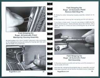 Ruger Mark II 22/45 .22 Pistol Book Gun Guide Manual  