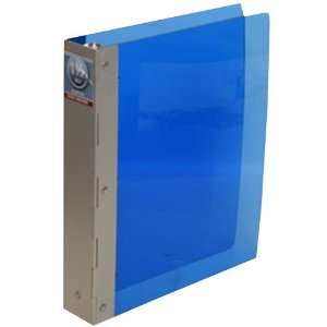 com Blue Acrylic 3 Ring 1.5 inch Binders with Aluminum Spine   Binder 
